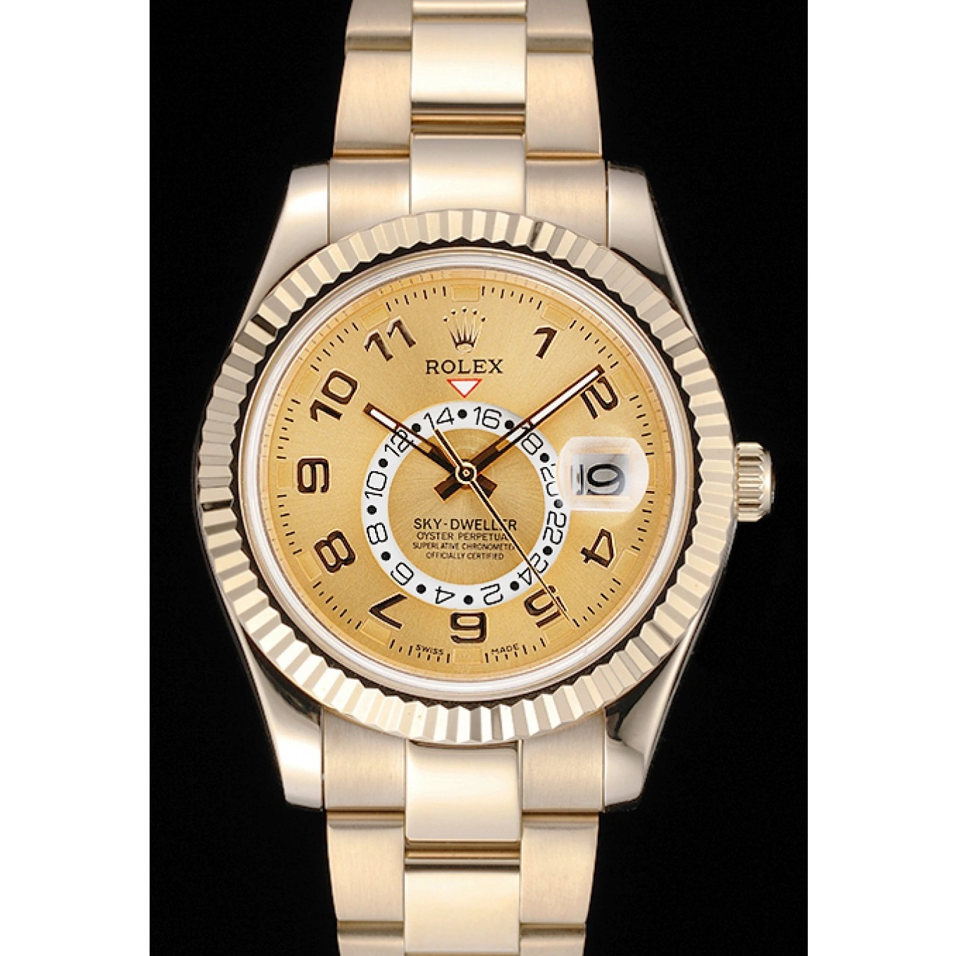 Aaa replica watch Perpetual Yellow 80243 Rolex Oyster Edition 2012 Gold Sky Special Dweller 0602